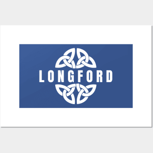 Longford in Celtic Knot, Ireland Posters and Art